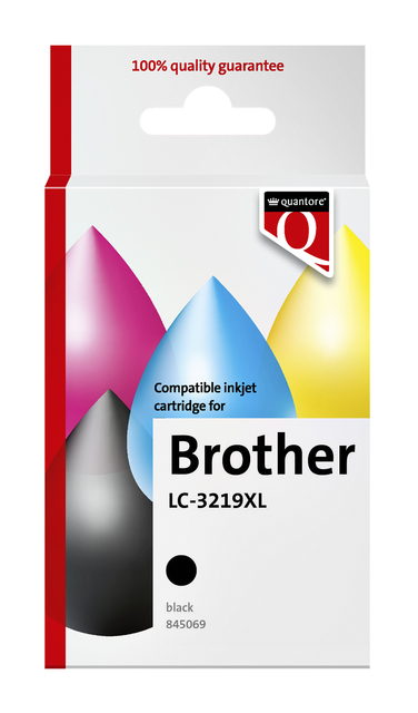 Inktcartridge Quantore alternatief tbv Brother LC-3219XL zwart afbeelding
