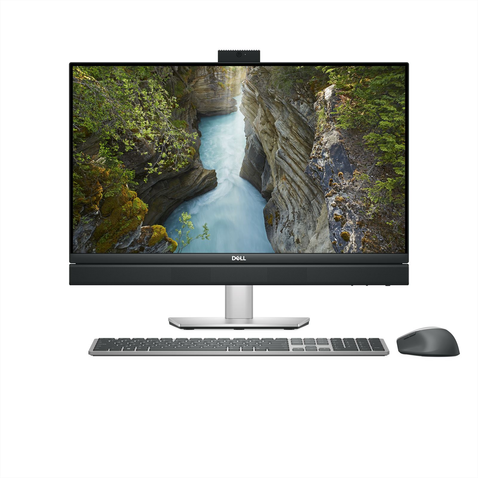 DELL OptiPlex 7420 Intel® Core™ i5 i5-14500T 60,5 cm (23.8") 1920 x 1080 Pixels Alles-in-één-pc 16 GB DDR5-SDRAM 512 GB SSD Windows 11 Pro Wi-Fi 6E (802.11ax) Grijs afbeelding