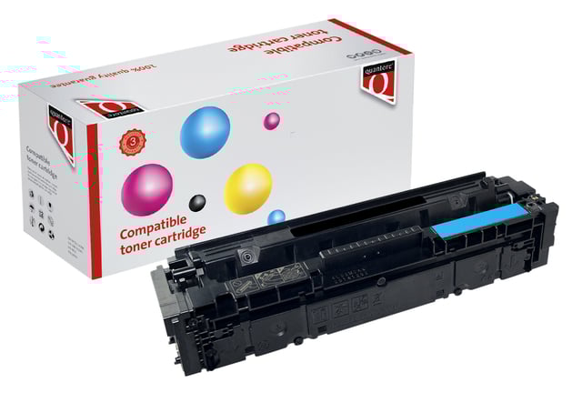 Tonercartridge Quantore alternatief tbv HP CF541A 203A blauw afbeelding