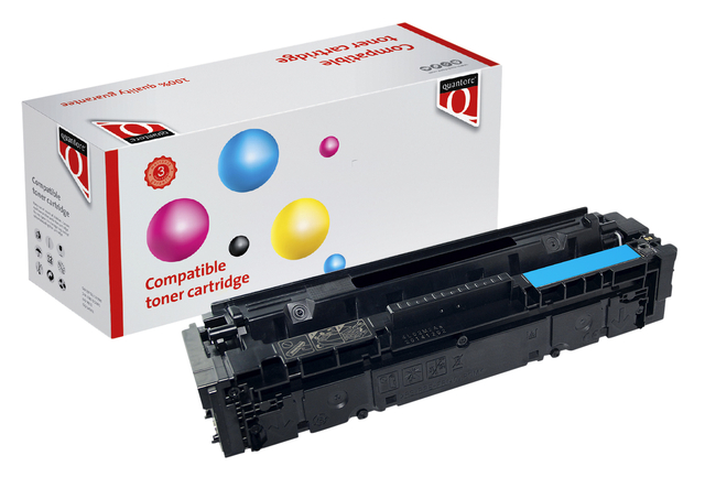 Tonercartridge Quantore alternatief tbv HP CF541X 203X blauw afbeelding