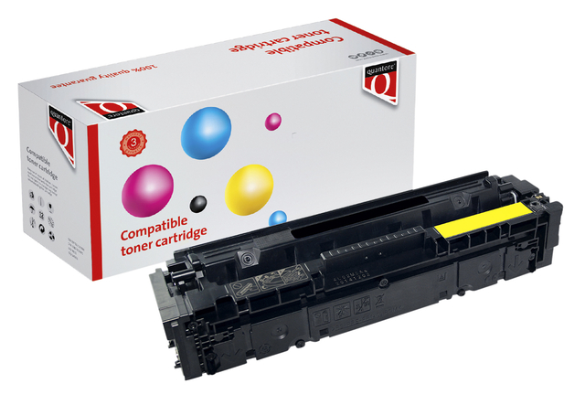 Tonercartridge quantore hp cf542x 203x geel | 1 stuk, foto 2