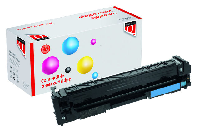 Tonercartridge Quantore alternatief tbv HP CF531A 205A blauw afbeelding