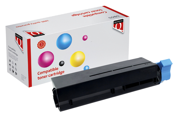 Toner Quantore alternatief tbv Oki 45807106 zwart afbeelding