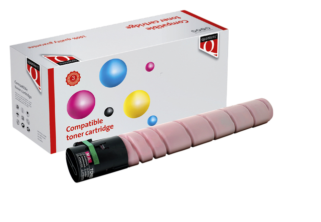 Toner Quantore alternatief tbv Konica Minolta TN-321M rood afbeelding