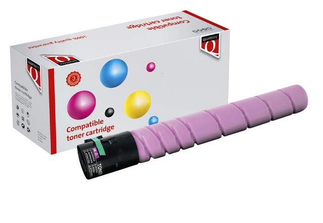 Toner Quantore alternatief tbv Konica Minolta TN-216M rood afbeelding