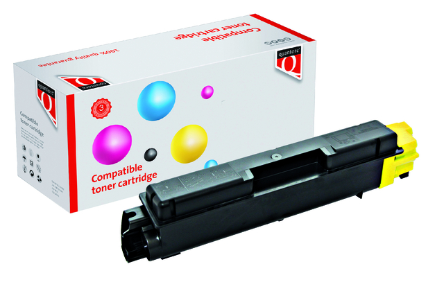 Toner Quantore alternatief tbv Kyocera TK-5270Y geel afbeelding