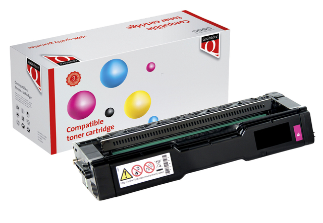 Toner Quantore alternatief tbv Ricoh 407545 rood afbeelding