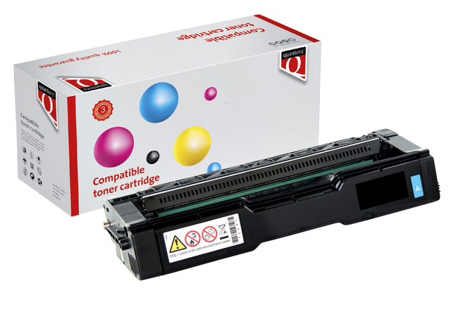 Toner Quantore alternatief tbv Ricoh 407717 blauw afbeelding