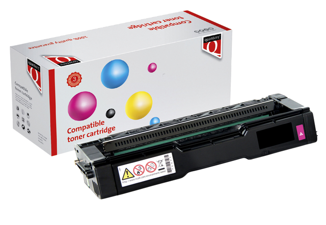 Toner Quantore alternatief tbv Ricoh 407718 rood afbeelding
