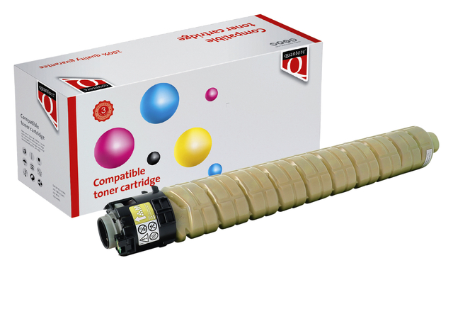 Toner Quantore alternatief tbv Ricoh 841818 geel afbeelding