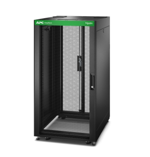 APC NetShelter Easy ER6482 - 24U/HE, 600mm(b) x 800mm(d) 19" IT rack, met zijpanelen afbeelding