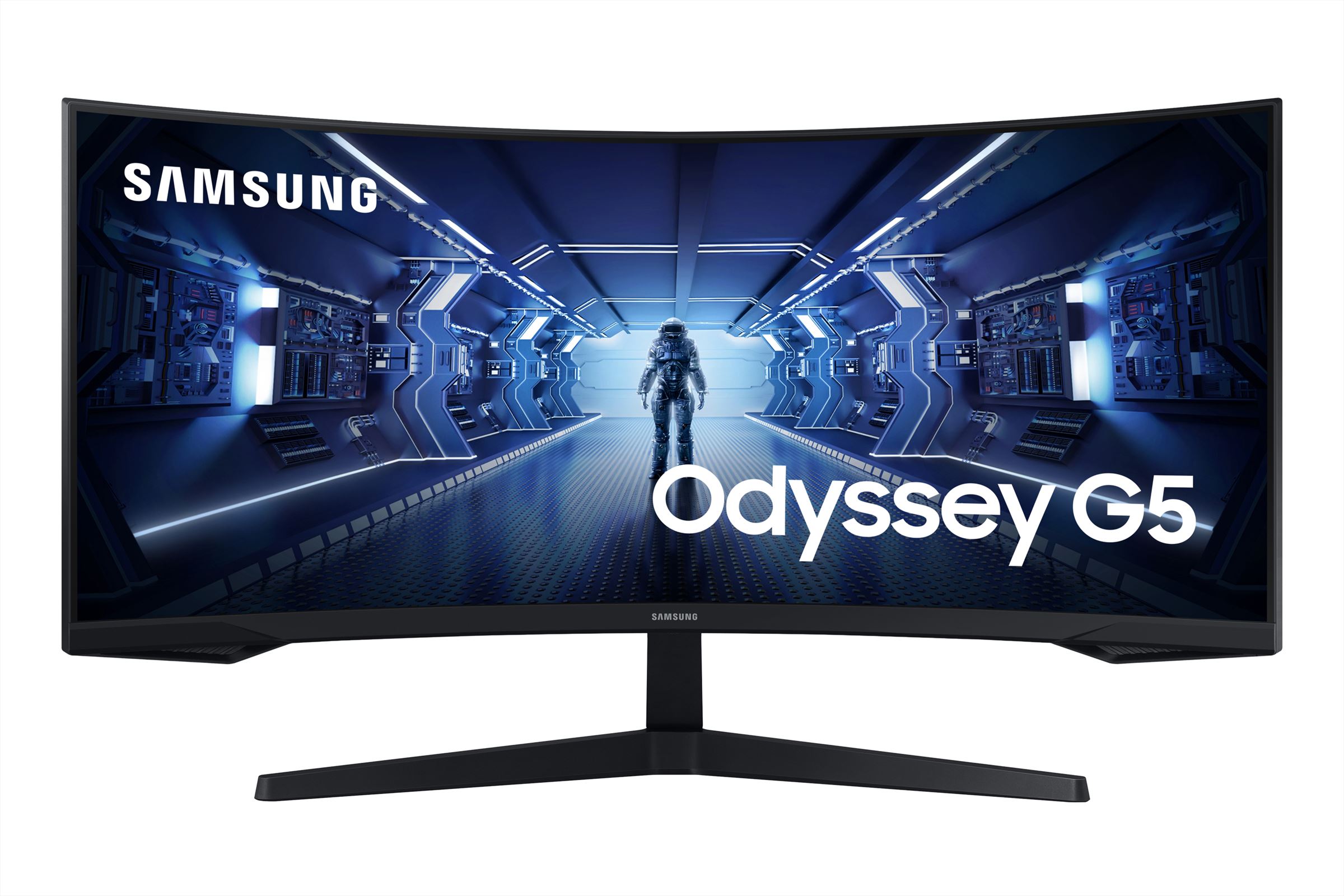 Samsung 34" Odyssey G5 G55T UWQHD 165Hz Gaming Monitor afbeelding