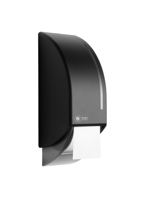 Toiletpapierdispenser BlackSatino CT10 duo zwart 331940 afbeelding