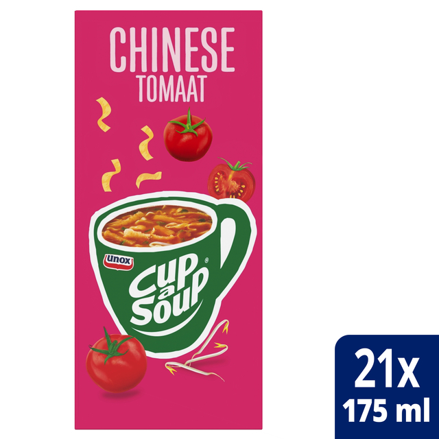 Cup-a-Soup Unox Chinese tomaten 21x175ml afbeelding