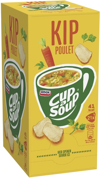 Cup-a-Soup Unox kip 21x175ml afbeelding
