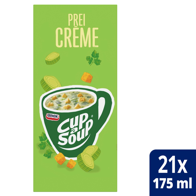 Cup-a-Soup Unox prei-crème 21x175ml afbeelding