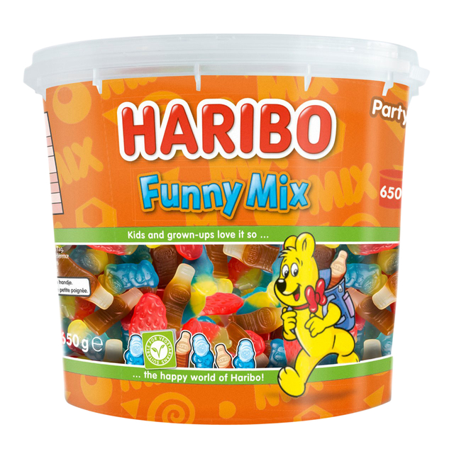 Haribo Funny Mix 650gram afbeelding