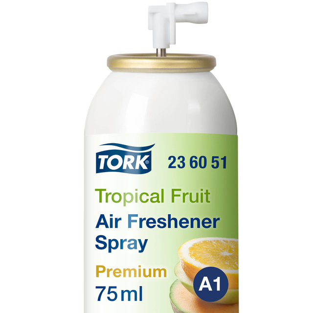 Luchtverfrisser Tork A1 Premium spray tropisch fruit 236051 afbeelding