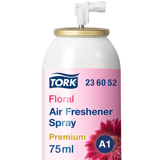 Luchtverfrisser Tork A1 Premium spray bloemen 236052 afbeelding