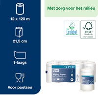 Poetspapier Tork M1 Advanced 1-laags 120m wit 100130-2
