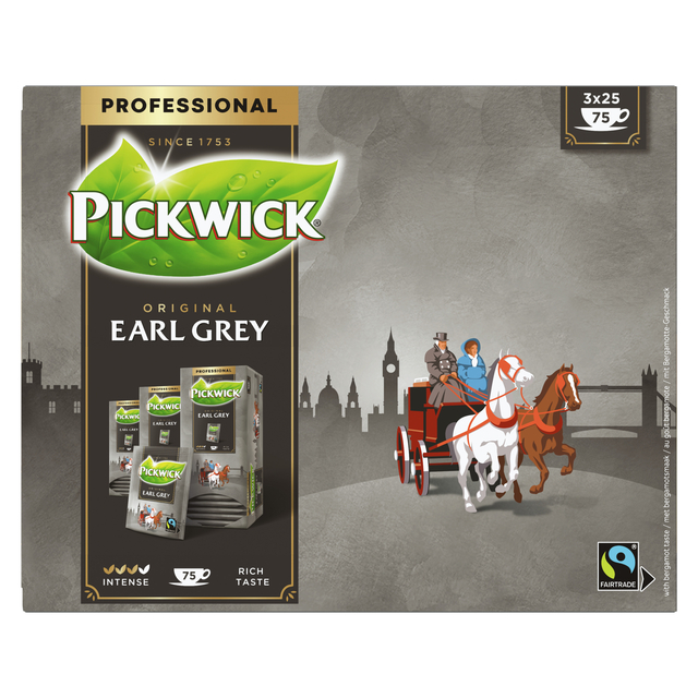 Thee Pickwick Fair Trade earl grey 25x2gr afbeelding