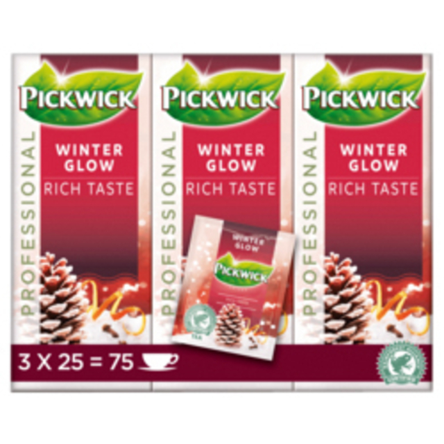 Thee Pickwick winter glow 25x2 gr met envelop afbeelding
