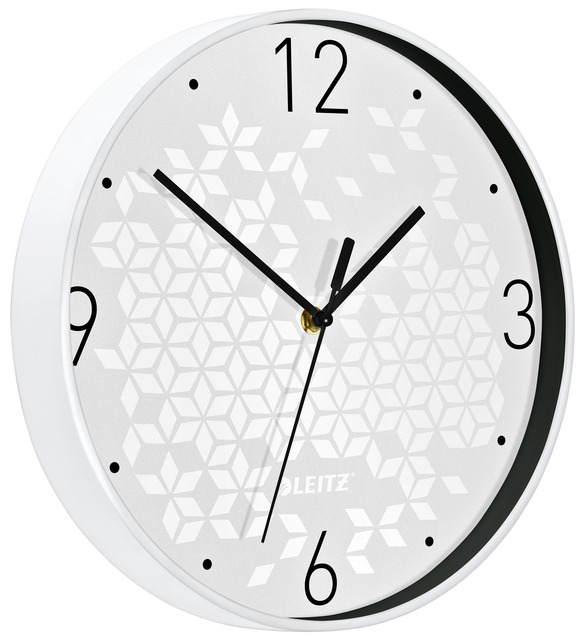 Wandklok Leitz WOW Ø29cm wit afbeelding