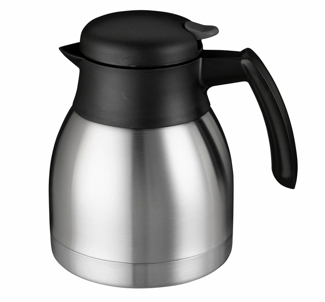 Thermoskan Bravilor dubbelwandig 1.2 liter RVS zwart afbeelding