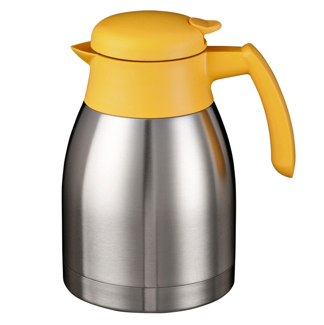Thermoskan Bravilor dubbelwandig 1.5 liter RVS geel afbeelding
