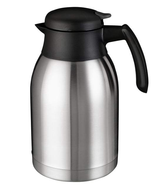 Thermoskan Bravilor dubbelwandig 2 liter RVS zwart afbeelding
