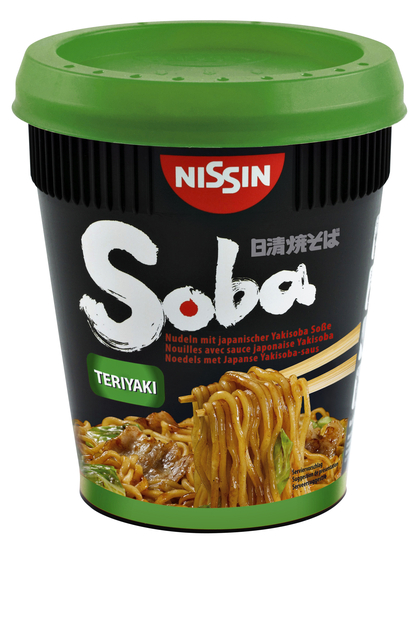 Noodles Nissin Soba teriyaki cup afbeelding