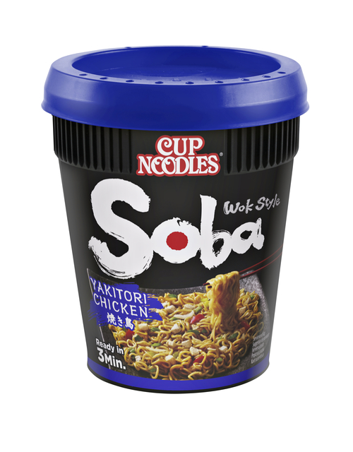 Noodles Nissin Soba yakitori cup afbeelding