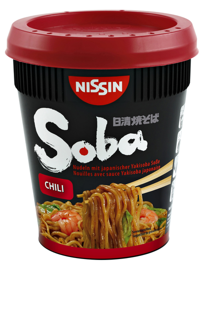 Noodles Nissin Soba chili cup afbeelding