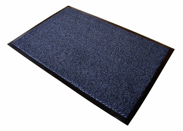 Deurmat Advantagemat binnen 60x90cm blauw afbeelding