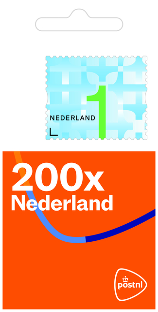 Postzegel Nederland Waarde 1 zelfklevend rol à 200 stuks afbeelding