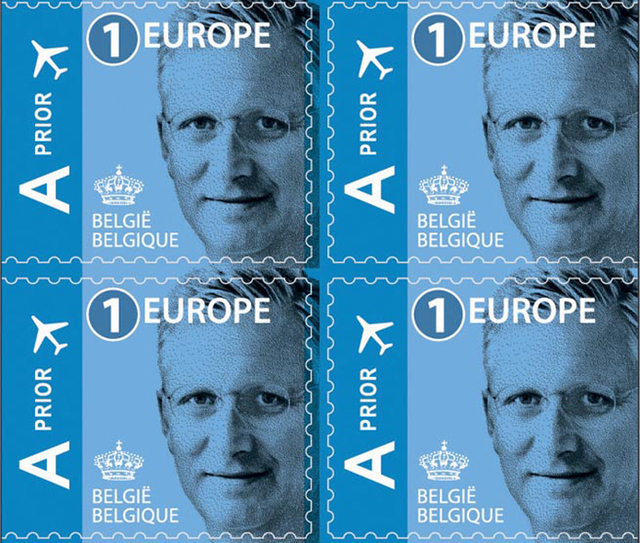 Postzegel Belgie Waarde 1 Europa pak à 50 stuks — Foto 2 van 2