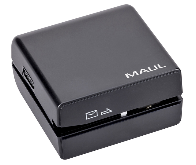 Briefopener MAUL Electrisch incl 4 batterijen 74x70x40mm blister afbeelding