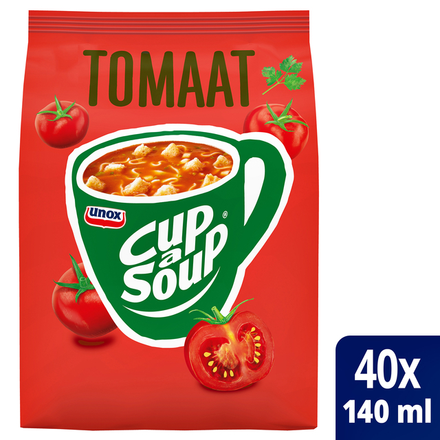 Cup-a-Soup Unox machinezak tomaat 140ml afbeelding