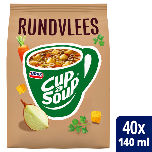 Cup-a-Soup Unox machinezak rundvlees 140ml afbeelding