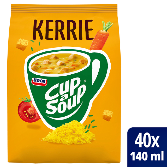 Cup-a-Soup Unox machinezak kerrie 140ml afbeelding