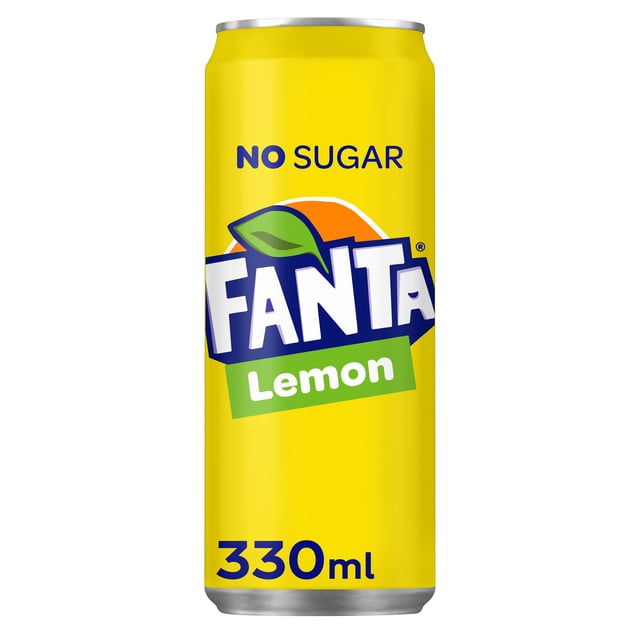 Frisdrank Fanta lemon zero blik 330ml afbeelding