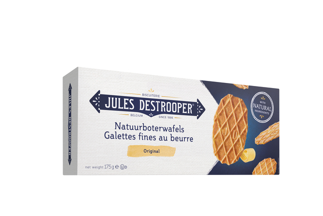 Natuurboterwafel Jules Destrooper 175gr afbeelding
