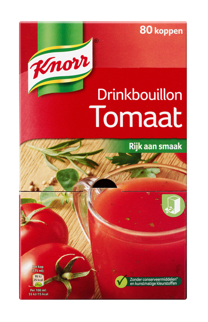 Drinkbouillon Knorr tomaat 80 stuks afbeelding