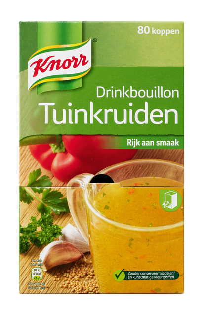 Drinkbouillon Knorr tuinkruiden 80 stuks afbeelding