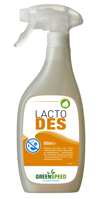 Desinfectiespray Greenspeed Lacto Des 500ml afbeelding