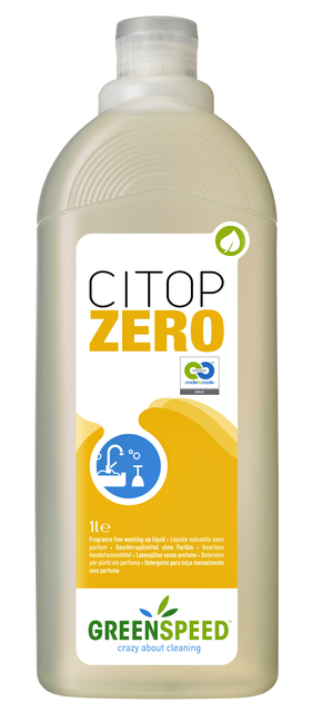 Afwasmiddel Greenspeed Citop Zero 1 liter afbeelding