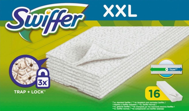 Swiffer navulling XXL droge doekjes 16 stuks afbeelding