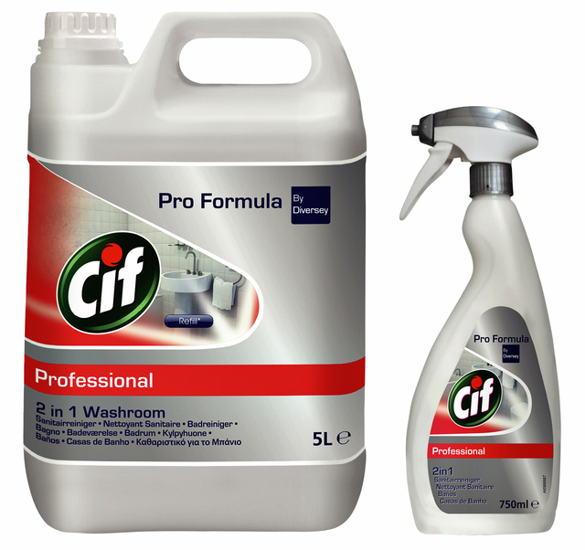 Sanitairreiniger Cif Professional 2-in-1 5 liter — Foto 2 van 2