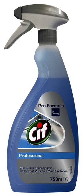 Glas- en interieurreiniger Cif professional spray 750ml afbeelding
