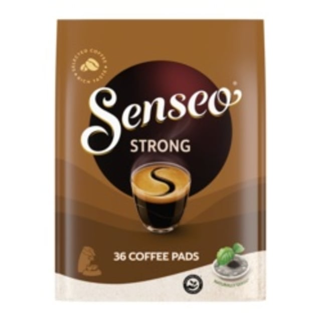 Koffiepads Douwe Egberts Senseo strong 36 stuks afbeelding